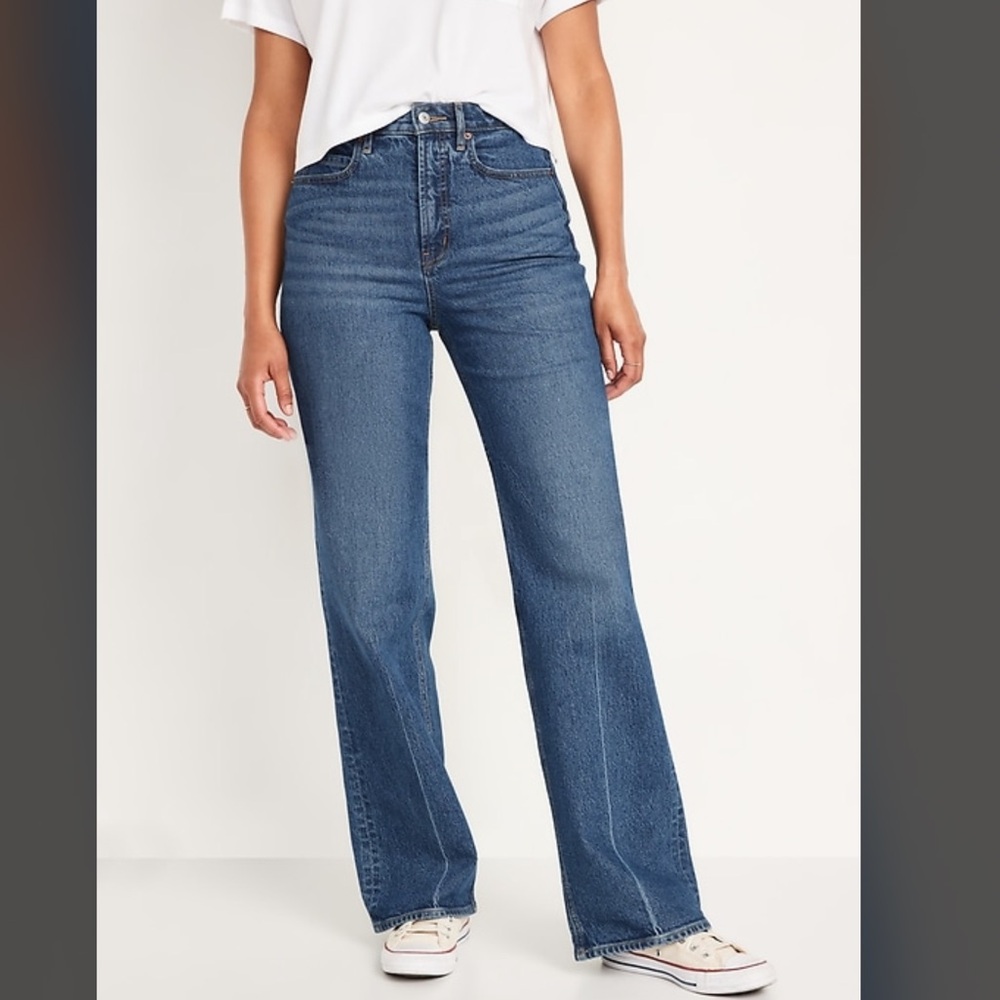 Women’s Extra high rise wide leg jeans size 12